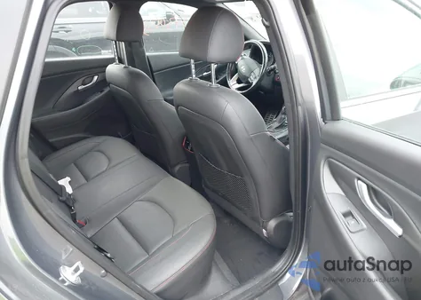 2018 Hyundai Elantra Gt Sport from USA, damaged, VIN KMHH55LC0JU039703